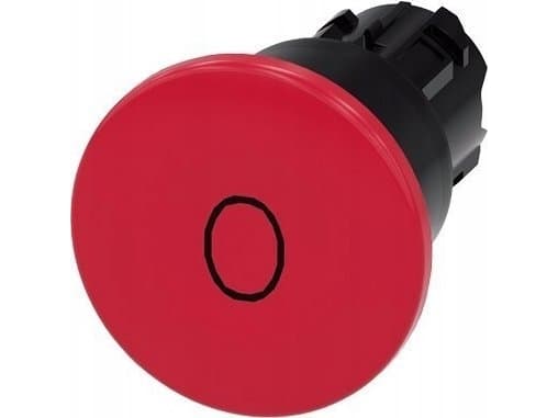 Siemens 3SU10001BA200AD0 3SU1000-1BA20-0AD0 Painike (Ø x K) 40 mm x 40 mm IP66, IP67, IP69/IP69K 1 kpl 1 kpl