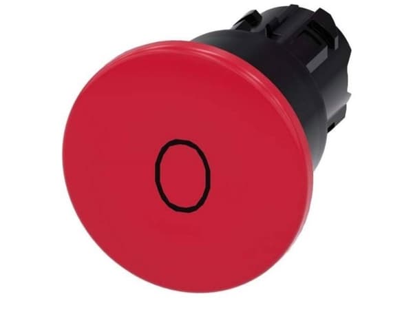 Siemens 3SU10001BA200AD0 3SU1000-1BA20-0AD0 Painike (Ø x K) 40 mm x 40 mm IP66, IP67, IP69/IP69K 1 kpl 1 kpl