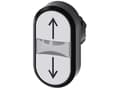 Miniatyrbild 4 av 5: Siemens 3SU1000-3AB66-0AN0 Dubbel tryckknapp (B x H) 29,8 mm x 57,7 mm IP66, IP67, IP69/IP69K 1 st