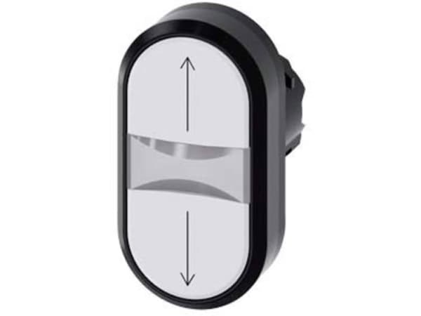 Siemens 3SU1000-3AB66-0AN0 Dubbel tryckknapp (B x H) 29,8 mm x 57,7 mm IP66, IP67, IP69/IP69K 1 st