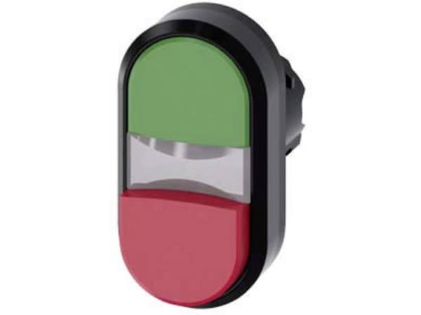 Siemens 3SU1000-3BB42-0AA0 Dubbel tryckknapp (B x H) 29,9 mm x 57,9 mm IP66, IP67, IP69/IP69K 1 st