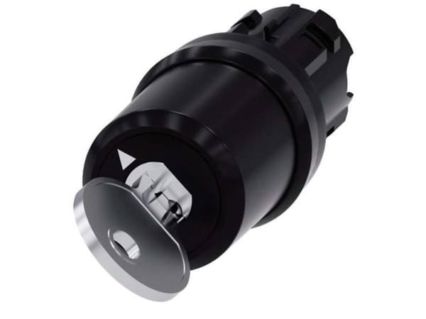 Siemens 3SU1000-5HF01-0AA0 Nyckelbrytare 1 x 90 ° IP66, IP67, IP69/IP69K 1 st
