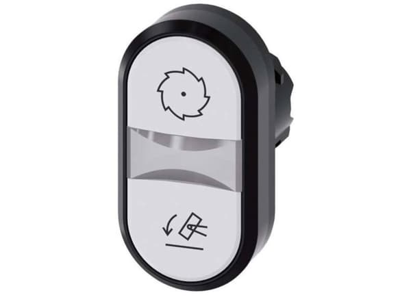 Siemens 3SU1001-3AB66-0AP0 Kaksoispainike IP66, IP67, IP69/IP69K 1 kpl
