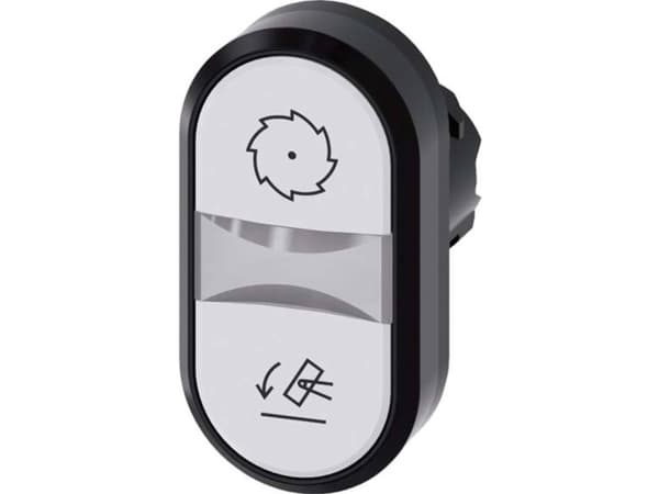 Siemens 3SU1001-3AB66-0AP0 Kaksoispainike IP66, IP67, IP69/IP69K 1 kpl
