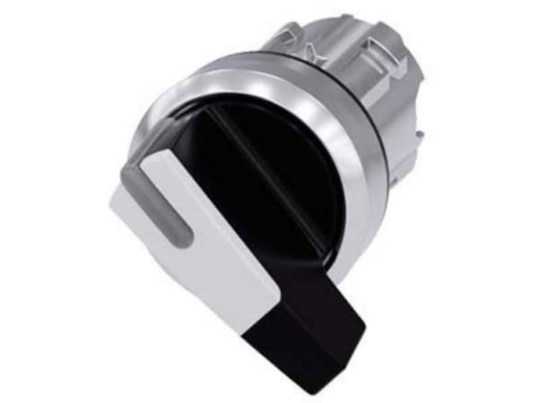 Siemens 3SU10522CC600AA0 3SU1052-2CC60-0AA0 Kiertokytkin Kiinnityslaite Valkoinen 1 x 45° 1 kpl 1 kpl