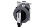 Miniatyrbilde 3 av 3: Siemens 3SU10622EL600AA0 3SU1062-2EL60-0AA0 Drejekontakt Spændeanordning Hvid 2 x 45 ° 1 stk