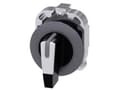 Miniatyrbilde 1 av 3: Siemens 3SU10622EL600AA0 3SU1062-2EL60-0AA0 Drejekontakt Spændeanordning Hvid 2 x 45 ° 1 stk