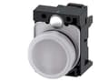 Pikkukuva 1 / 5: Siemens 3SU1106-6AA60-3AA0, 30 mm, 50 mm, 80 mm, 1 kpl, Valkoinen, Tšekin tasavalta