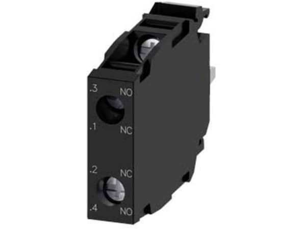 Kontaktmodul 3SU1 1NO 1NC front guld sk