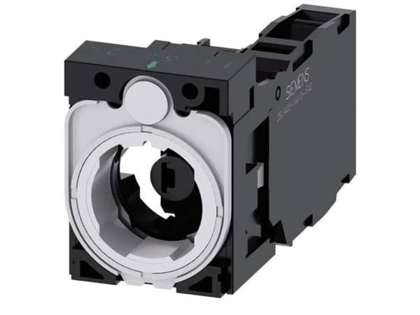 Siemens 3SU1501-1AG20-1FA0 Holder til 3 moduler 1 x brydekontakt, 1 x sluttekontakt Rød 1 stk