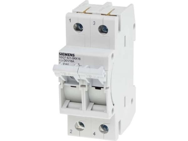 Siemens 5SG76210KK16 Sikrings-belastningsskillekontakt Sikringsstørrelse = D01 16 A 400 V 1 stk