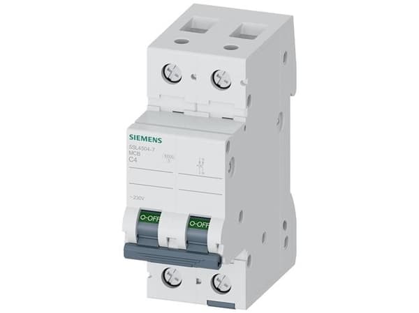 Siemens 5SL45047 5SL4504-7 Ledningssikkerikkerhedsafbryder 4 A 230 V
