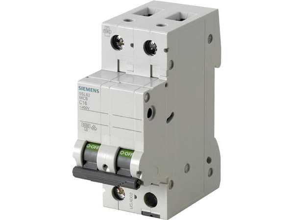 Siemens 5SL62027 5SL6202-7 Ledningssikkerhedsafbryder 2 A 400 V