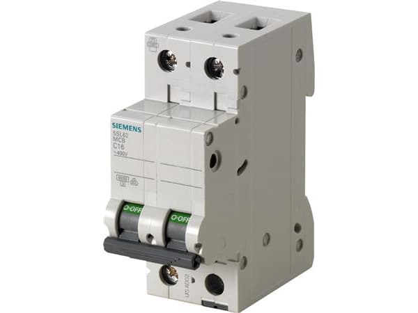 Siemens 5SL62027 5SL6202-7 Ledningssikkerhedsafbryder 2 A 400 V