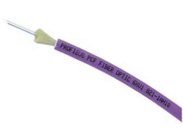 Siemens 6XV18211BT25 Lyslederkabel 200/230 µ Violet, Orange, Sort 1 stk