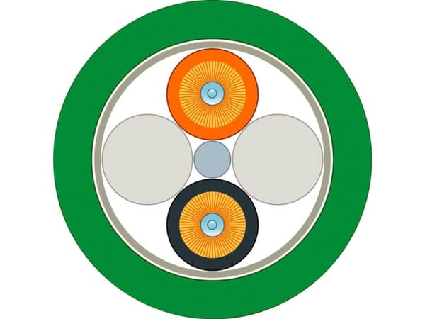 Siemens 6XV18613AN75 Valokaapeli 200/230 µ Vihreä, oranssi, musta 1 kpl