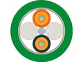 Pikkukuva 3 / 4: Siemens 6XV18613AT15 Valokaapeli 200/230 µ Vihreä, oranssi, musta 1 kpl