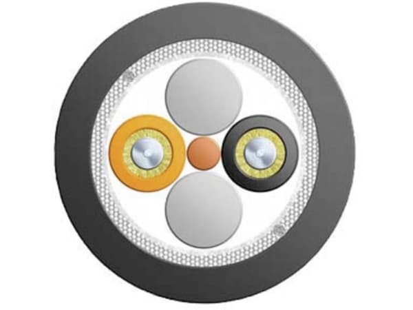 Siemens 6XV18733GT20 Lyslederkabel 50/125 µ Multimode OM2 Sort, Orange 1 stk