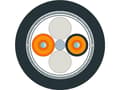 Pikkukuva 3 / 3: Siemens 6XV18736GT30 Lyslederkabel 50/125 µ Multimode OM2 Sort, Orange 1 stk
