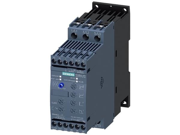Siemens 3RW4028-1TB05 3RW40281TB05 Pehmokäynnistysyksikkö Moottorin teho 400 V:lla 18,5 kW 600 V Nimellisvirta 38 A