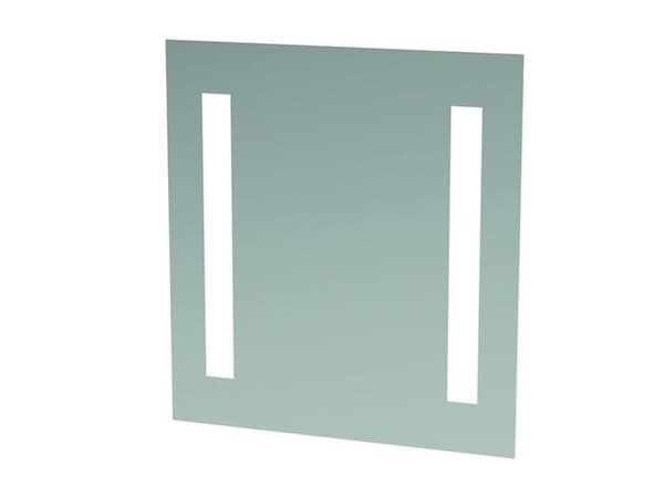 Laufen Arte spejl 60x65cm led - med 2 vertikale led lysfelter