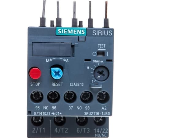 Siemens 3RU2116-1JB0 Ylikuormitusrele 1 kpl