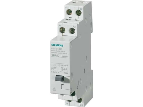 Kaukokytkin DIN-kisko Siemens 5TT4132-3 2 x NO kosketin 250 V 16 A 1 kpl.