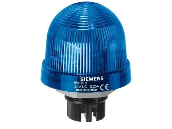 Siemens 8WD5320-0CF Merkkilamppu (Ø x K) 70 mm x 66 mm Sininen 1 kpl