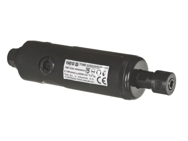 Yato YT-0965, Rettsliper, Sort, 20000 RPM, 4 cm, 160 l/min, 9.52 (3/8")
