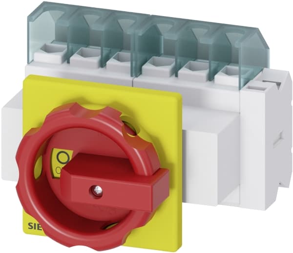 Rød, Gul 6-polet 16 mm² 25 A 1 x sluttekontakt, 1 x brydekontakt 690 V/AC Siemens 3LD21034VP53