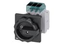 Miniatyrbild 1 av 4: Sort 3-pole 16 mm² 40 A 1 x sluttekontakt, 1 x brydekontakt 690 V/AC Siemens 3LD33541TK51