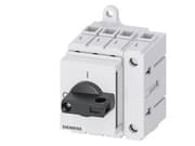 SIEMENS Afbryder 3LD3, Iu 63 A hovedafbryder 3-polet + N brydeevne ved AC-23 A at 400V 22.0 kW Basic switch with Toggle drive black