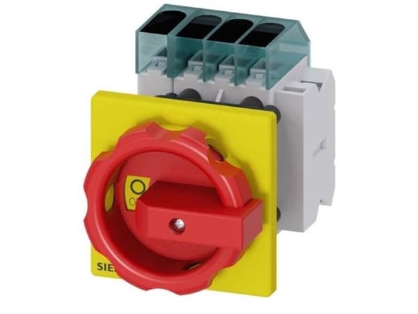Rød, Gul 4-polet 16 mm² 63 A 1 x sluttekontakt, 1 x brydekontakt 690 V/AC Siemens 3LD34541TL53
