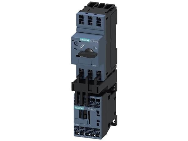 Siemens 3RA2110-0BE15-1BB4 3RA21100BE151BB4 Forbrugsafgrening Motorydelse ved 400 V 0,06 kW 690 V Nominel strøm 0,2 A
