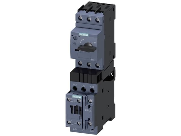 Siemens 3RA2120-4BA26-0BB4 3RA21204BA260BB4 Forbrugsafgrening Motorydelse ved 400 V 7,5 kW 690 V Nominel strøm 15,5 A
