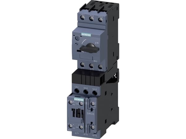 Siemens 3RA2120-4BA27-0BB4 3RA21204BA270BB4 Forbrugsafgrening Motorydelse ved 400 V 7,5 kW 690 V Nominel strøm 15,5 A