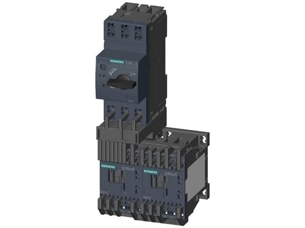 Siemens 3RA2210-1GE15-2BB4 3RA22101GE152BB4 Forbrugsafgrening Motorydelse ved 400 V 2,2 kW 690 V Nominel strøm 4,9 A