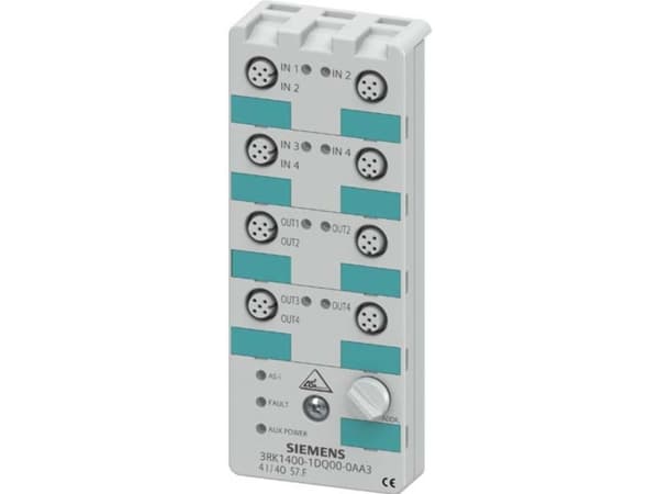 Siemens 3RK1400-1DQ00-0AA3 PLC I/O-moduuli 24 V/DC