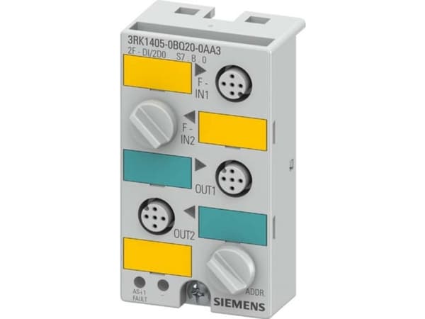 Siemens 3RK14050BQ200AA3 3RK1405-0BQ20-0AA3 Kompakti PLC-moduuli 24 V/DC