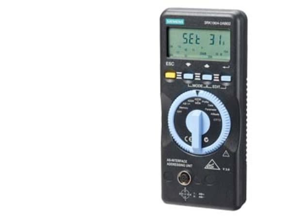 Siemens 3RK1904-2AB02, AS-liittymän kohdistusyksikkö, IP20, 1,5 m, 150 mA, REACH, RoHS, WEEE, Akku