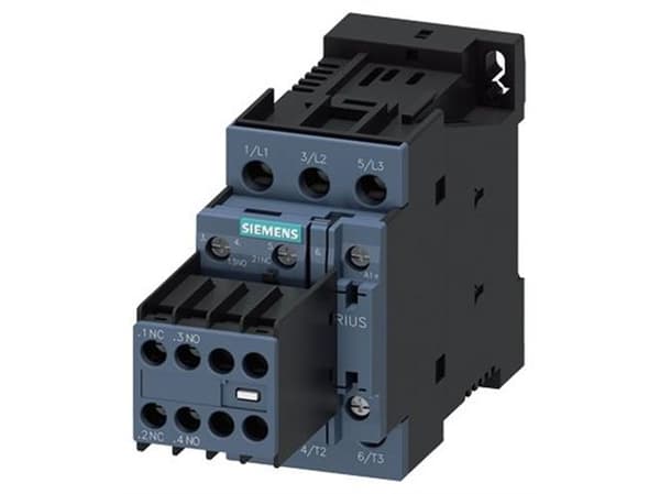 Siemens 3RT2027-1BB44 Contactor 3 x brytare 690 V/AC 1 st