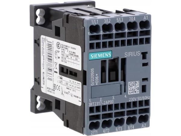 Siemens 3RT2317-2AP00 Kontaktorer 4 x slitsad kontakt 1 st