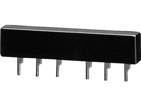 Samleskinne afstand 55mm for 5 afbrydere og tilbehør 3RV1915-2DB