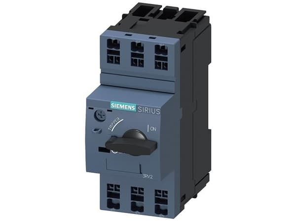 Siemens 3RV2011-0DA20 Strömbrytare 1 st Inställningsområde (ström): 0,22 - 0,32 A Kopplingsspänning (max.): 690 V/AC (B x H x D) 45 x 106 x 97 mm