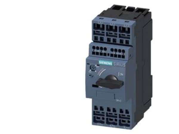 Siemens 3RV2021-1AA25 Strömbrytare 1 st Inställningsområde (ström): 1,1 - 1,6 A Kopplingsspänning (max.): 690 V/AC (B x H x D) 45 x 119 x 97 mm