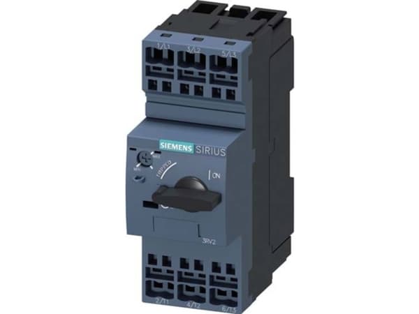 Siemens 3RV2021-1JA20 Strömbrytare 1 st Inställningsområde (ström): 7 - 10 A Kopplingsspänning (max.): 690 V/AC (B x H x D) 45 x 119 x 97 mm