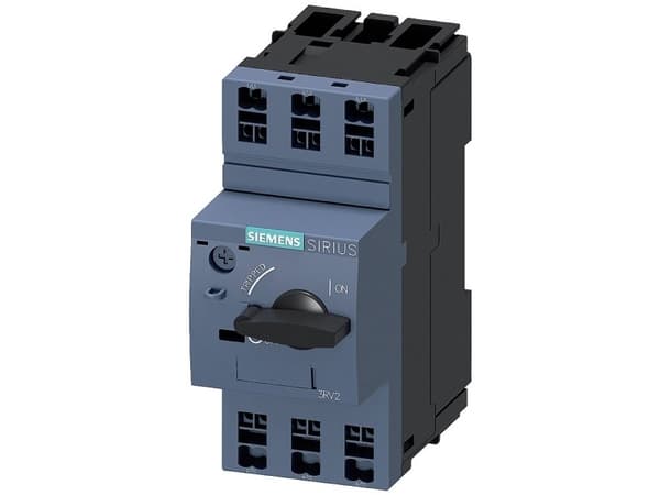Siemens 3RV2411-1CA20 Strömbrytare 1 st Inställningsområde (ström): 2,5 A (max) Kopplingsspänning (max): 690 V/AC (B x H x D) 45 x 106 x 97 mm