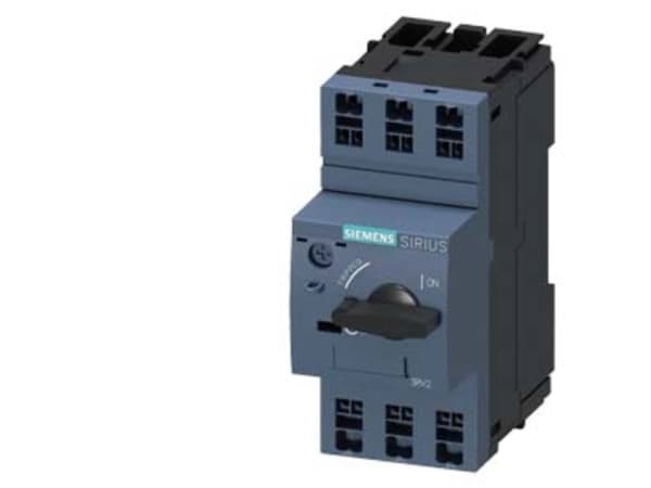 Siemens 3RV2411-1CA20 Strömbrytare 1 st Inställningsområde (ström): 2,5 A (max) Kopplingsspänning (max): 690 V/AC (B x H x D) 45 x 106 x 97 mm