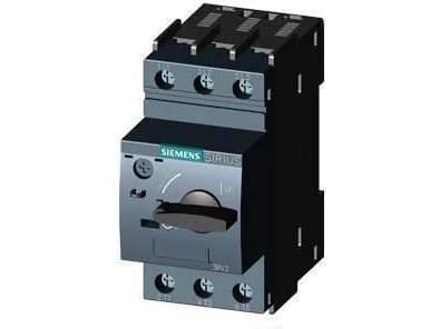 Siemens 3RV2411-1DA10 Katkaisija 1 kpl Asetusalue (virta): 2,2 - 3,2 A Kytkentäjännite (max.): 690 V/AC (L x K x S) 45 x 97 x 97 mm