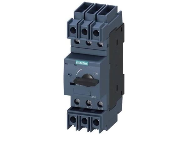 Siemens 3RV2811-0FD10 Strömbrytare 1 st Inställningsområde (ström): 0,5 A (max) Kopplingsspänning (max): 690 V/AC (B x H x D) 45 x 144 x 97 mm